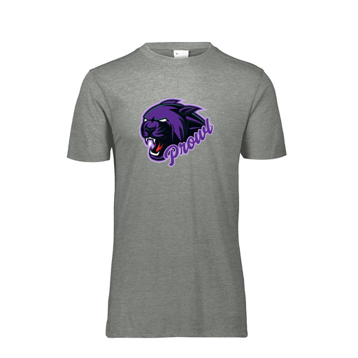 [FTSCUBGY-YS-LOGO2] Decker Youth Tri-Blend T-Shirt - Short Sleeve (Youth S, Gray, Logo 2)