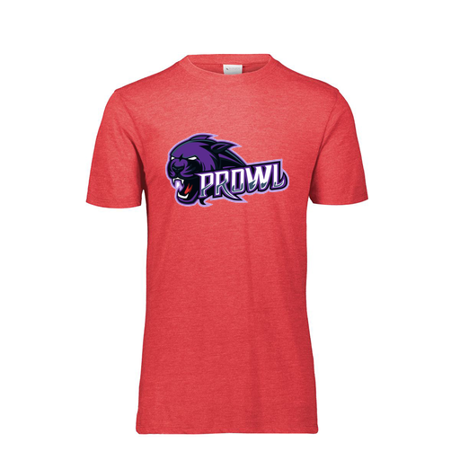 [FTSCUBRD-YS-LOGO1] Decker Youth Tri-Blend T-Shirt - Short Sleeve (Youth S, Red, Logo 1)