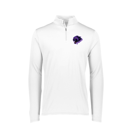 [FTLQFLWH-FAXS-LOGO2] Decker Women's Flex-Lite 1/4 Zip Shirt (Female Adult XS, White, Logo 2)