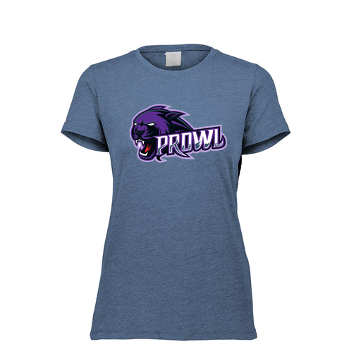 [FTSCUBNV-FAXS-LOGO1] Decker Women's Tri-Blend T-Shirt - Short Sleeve (Female Adult XS, Navy, Logo 1)