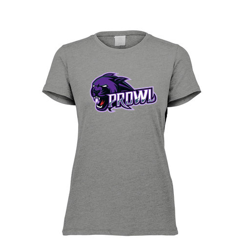 [FTSCUBGY-FAXS-LOGO1] Decker Women's Tri-Blend T-Shirt - Short Sleeve (Female Adult XS, Gray, Logo 1)