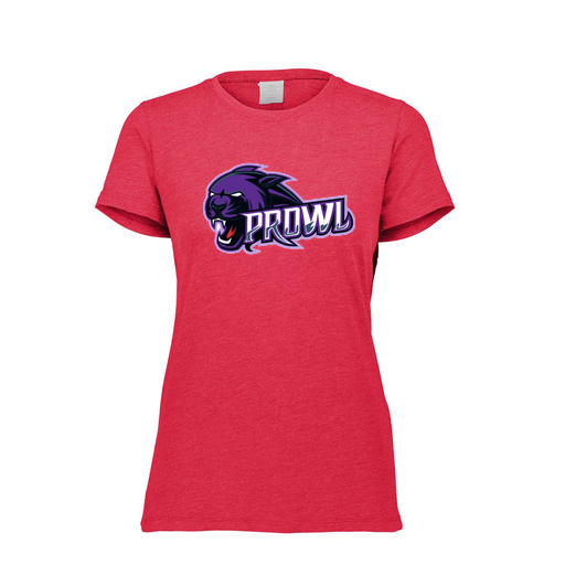 [FTSCUBRD-FAXS-LOGO1] Decker Women's Tri-Blend T-Shirt - Short Sleeve (Female Adult XS, Red, Logo 1)