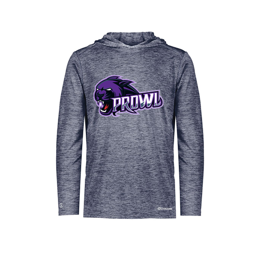 [FOLHCGNV-AS-LOGO1] Decker Men's Charge Hoodie (Adult S, Navy, Logo 1)