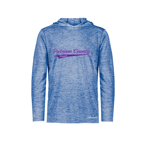 [FOLHCGRY-YS-LOGO3] Decker Youth Charge Hoodie (Youth S, Royal, Logo 3)